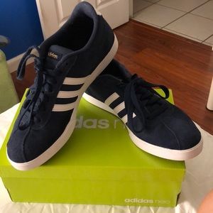 Navy blue Adidas Neo shoes